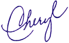 Cheryl signature